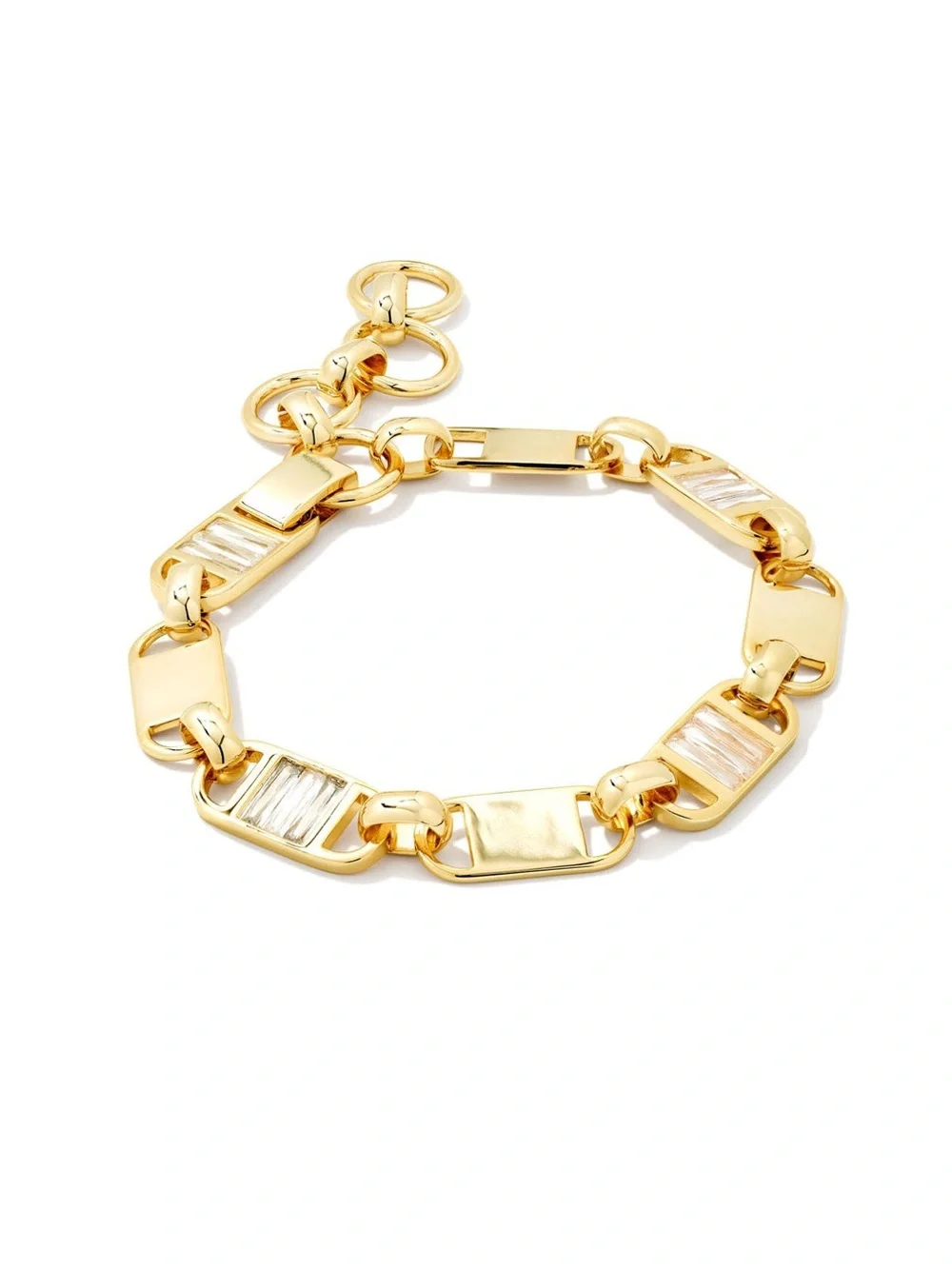 NWOT  Kendra Scott Jessie Chain Bracelet with Crystals #KSBR
